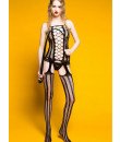 Bodystocking Sensuale con Apertura "ELIZA" Taglia Unica Elasticizzata (36-48)