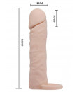 Guaina ingrossa Pene in TPR +4 cm. 