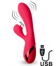 Vibratore Rabbit con Lecca Clitoride TURNA Rosso USB 18,5 cm