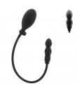 Plug Anale Gonfiabile 8-9,5 cm x 2,5-5,5 cm Silicone Nero