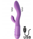 Vibratore Rabbit N.74 con Stimolazione Punto G 16 x 3,5 cm Ricaricabile USB