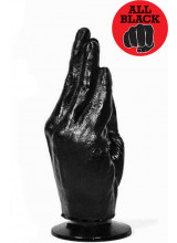 ALL BLACK Mano con Ventosa per Fisting 21 x 6 cm.