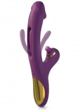 Vibratore Rabbit Siter con Vibrazione, Lingua Battente e Pallina Stimolante