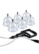 Set di 6 Coppette succhia Clitoride Capezzoli e Pene