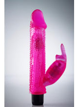 Vibratore Rabbit KNOBBLY WOBBLY PINK 20 x 3,5 cm.