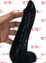 Nautila - Dildo Anale Tentacolo di Piovra Gigante 21,5 x 6 cm. Nero