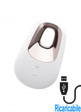 Satisfyer White Temptation Stimolatore per Clitoride in Silicone Bianco Ricaricabile USB