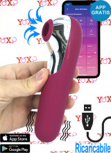 Satisfyer Dual Love Vibratore e Stimolatore con Onde di Pressione 2 in 1 in Silicone Magenta Ricaricabile USB