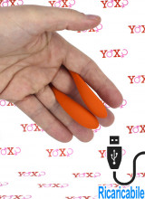 Satisfyer Candy Stimolatore Potente in Silicone Arancio Ricaricabile USB