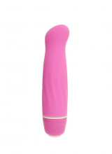 Microscopic - Mini Vibratore Punto G in Silicone 12,5 x 2,5 cm. Rosa