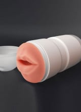 Sexy Mouth Vibro - Masturbatore Vibrante a Forma di Bocca Color Carne