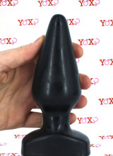 Large - Cuneo Anale 16 x 5,6 cm. Nero