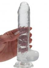 Flavour M 2 - Fallo Realistico Real RAPTURE in Jelly 19 x 3,5 cm. Trasparente