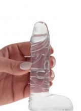 Sensation S - Fallo Realistico Real RAPTURE in Jelly 11,3 x 2,5 cm. Trasparente