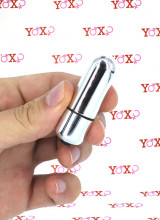 Mini Vibratore Bullet Argento 5,5 x 1,8 cm.