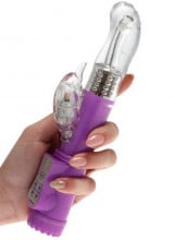 Vibratore Rabbit Easy Temptation con Perle Stimolanti 22,5 x 3,2 cm. Lilla