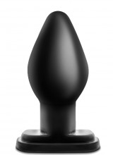 Cuneo anale XL di colore nero 13,3 x 5 cm.