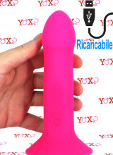 Adrien Lastic HITSENS VIBE 2 - Vibratore Dual Density 17,2 x 4 cm. Ricaricabile Rosa Fluo