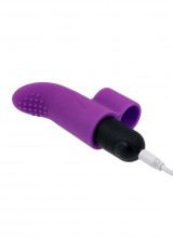 Mini Vibratore Viola da Dito Ricaricabile USB
