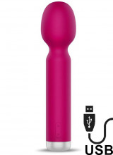 Massaggiatore in Silicone Maane Ricaricabile USB Fucsia