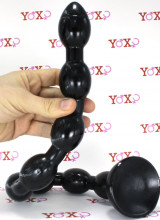 Gut snake dildo flessibile con 8 bulbi 48 x 3,8 cm.