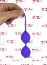 Sfere Vaginali in Puro Silicone Purple 16,5 x 2,9 cm.