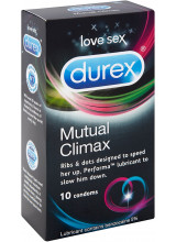 Durex Mutual Climax Profilattici Ritardanti con Benzocaina 10 Pz