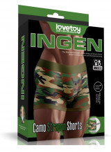 Boxer con Anello per Dildo Mimetici TG XS-S