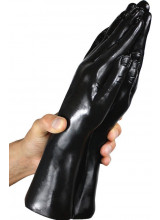 DARK CRYSTAL Christian Dildo BLACK Double Fist Fucking 32 X 9 cm                                 