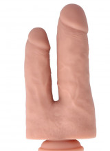Dildo Realistico Doppio per Doppia Penetrazione in Silicone