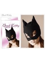 Maschera Bad Kitty "Catmask" Stile Nabuk Nero Opaco