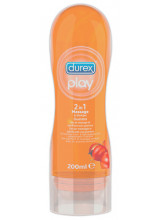 Durex 2 In 1 - Gel intimo e per Massaggi Stimolante al Guaranà - 200 Ml.