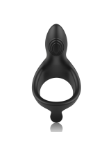 Stimolatore Vibrante in Silicone per Glande e Perineo USB Nero