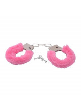 Manette "Love-Cuffs" Rosa In Metallo Rivestite In Peluche