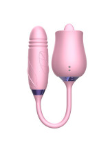 Stimolatore Clitorideo Martinella con Ovetto Vibrante Ricaricabile con USB Rosa