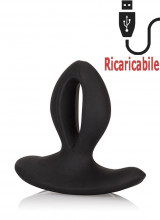 Cuneo Anale Vibrante Da Passeggio in Puro Silicone 8 X 5 cm - Ricaricabile USB