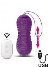 Ovetto Wireless Orio con Spinta in Silicone 8,7 x 3,4 Viola Ricaricabile con USB