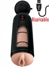 Masturbatore Vagina Effetto Mungitrice Ricaricabile USB