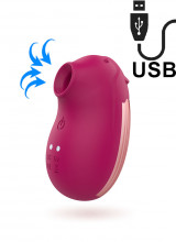 Succhia Clitoride Shushu in Silicone con Onde di Pressione Magenta