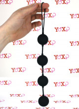 4 Sfere Vibranti TUTTO SILICONE (anche il laccetto) Diam. 3,5 cm.