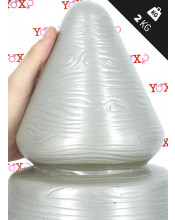 Sirup L - Cuneo Anale Gigante Striato 22 x 14,5 cm. Grigio Chiaro