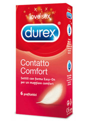 Profilattici Durex "Contatto Comfort" - 6 Pezzi