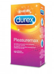 Profilattici Durex "Pleasuremax" - 12 Pezzi