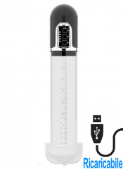 Maximizer VX5 - Sviluppa Pene a Pompa Automatico 21 x 6,2 cm. Ricaricabile con USB