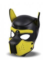 Puppy Mask per Dogplay Maschera da Cane in Neoprene