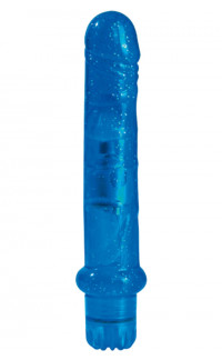 Yoxo Sexy Shop - Vibratore Jammy Jelly Fresh Glitter Blue 16 x 2,5 cm.