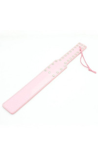 Yoxo Sexy Shop - Sculacciatore in Ecopelle Rosa con Borchie