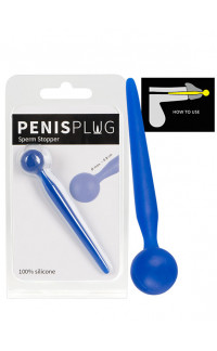 Yoxo Sexy Shop - Sperm Stopper in Puro Silicone Flessibile Blu