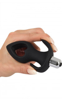 Yoxo Sexy Shop - Cuneo Anale da Passeggio Vibrante in Puro Silicone 10,9 X 3,9 cm.