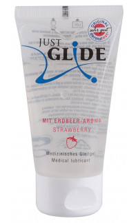 Yoxo Sexy Shop - Lubrificante a Base Acquosa Aromatizzato alla Fragola JUST GLIDE 50 ML.